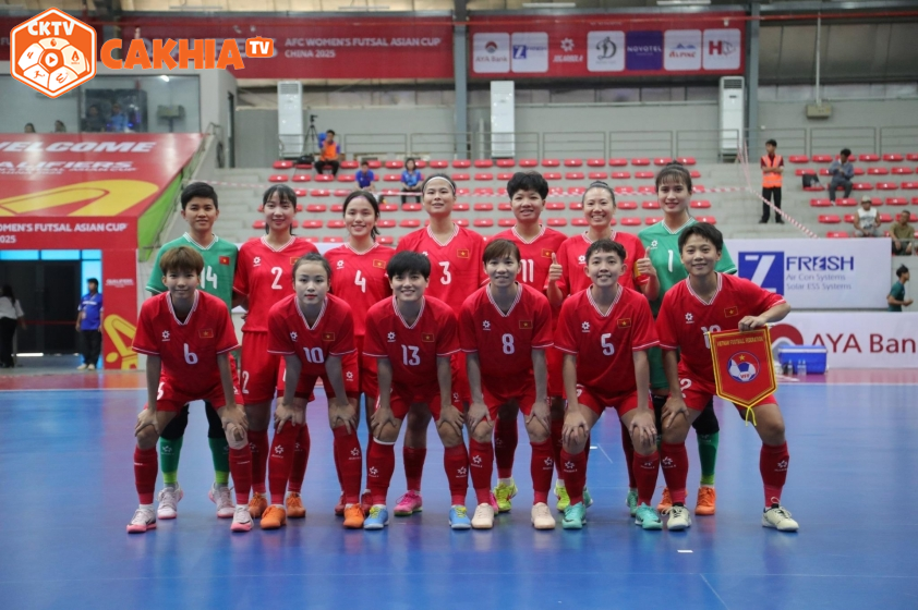 ĐT futsal nữ Việt Nam vô địch bảng D